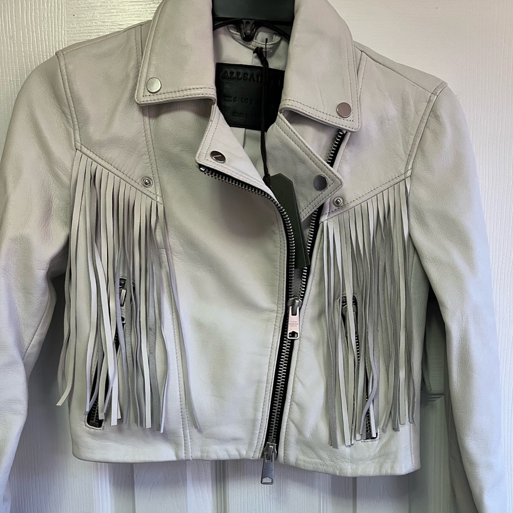 All SAINT ELORA TASSEL BIKER